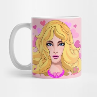 Barbie Pink Beauty Portrait Mug